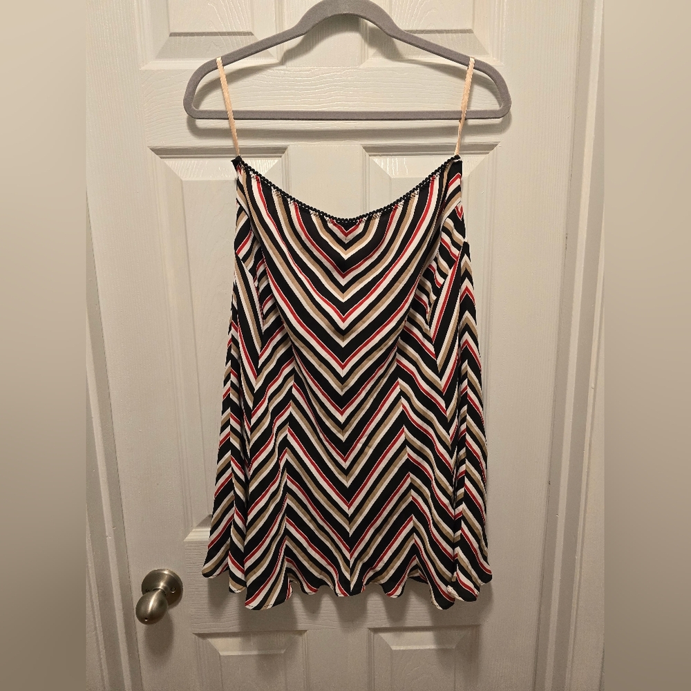 Chevron Striped Skirt